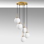 Opviq Lámpara de araña Orbital - 15-14017 Dorado
